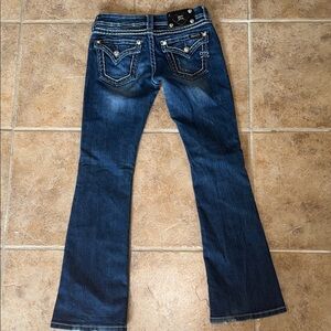 MISS ME SIZE 25 bootcut Stylish Blue Women's Jeans